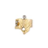 BRUTALISTISCHER DESIGN RING