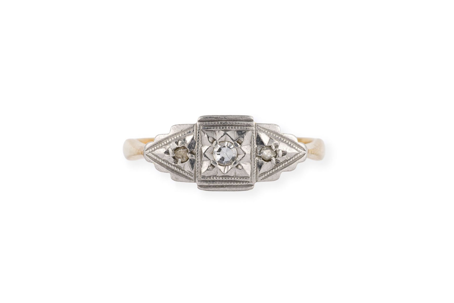 ZARTER ART DÉCO RING