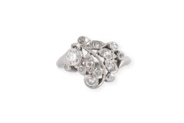 FLORALER DIAMANT RING