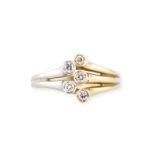 MODERNER BICOLOR RING