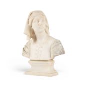 BÜSTE EINER JUNGEN FRAU (WOHL JEANNE D'ARC)