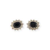  | OVALE SAPHIR ENTOURAGE OHRSTECKER
