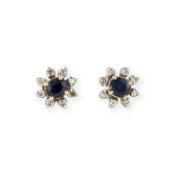  | SAPHIR DIAMANT OHRSTECKER
