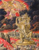 WERNER PEINER | ZYKLUS 'APOKALYPSE'. SERIE VON VIER PANORAMISCHEN TRIPTYCHEN, 1981-1982
