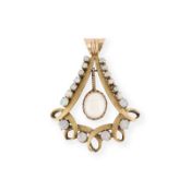  | ART NOUVEAU OPAL ANHÄNGER