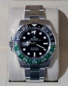 Rolex GMT-Master II ‘Sprite’ Oystersteel Green/Black Bezel Ref.126720VTNR (2025) Box & Card Verified