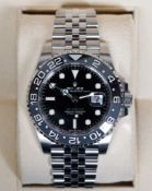 Rolex GMT-Master II GRNR Oystersteel Black/Grey Bezel Jubilee Ref.126710GRNR (2025) Verified