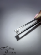 Natural 0.37ct Diamond E Colour IF (Internally Flawless) Princess Cut - GIA Certificate