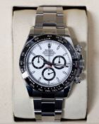 Rolex Cosmograph Daytona Oystersteel White Dial Ref. 126500LN – ‘2025 Year’ Box & Card (Verified)
