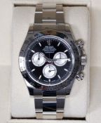 Rolex Daytona 18k White Gold Black Dial 40mm Ref.126509 (2024) Box & Card (Verified)