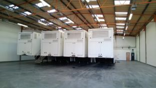 Modern Healthcare Trailer - QuadType: 4 trailer unit