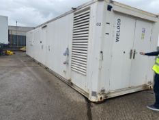 Quantity of 30ft and 40ft welfare cabins