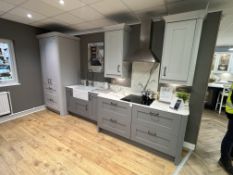 Kensington Dust & Haze Kitchen Display With Appliances, Hardware And Accessories