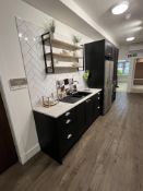 Kensington Black Kitchen Display With Appliances, Hardware And Accessories