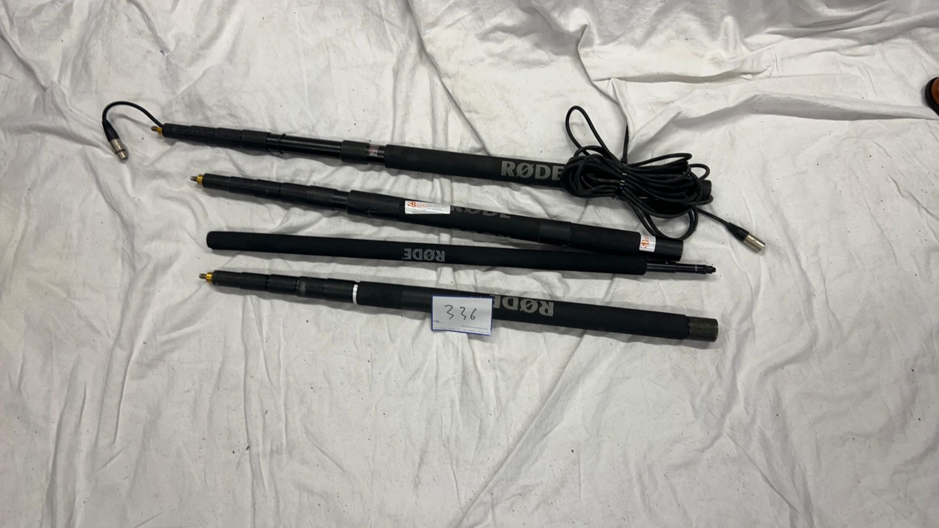 4) Rode Microphone Boom Poles As Lotted