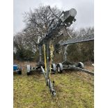 Versatower 30m Lattice Tower on Strumech Versatower M100 Trailer with Warrior Winches Winch. Locatio