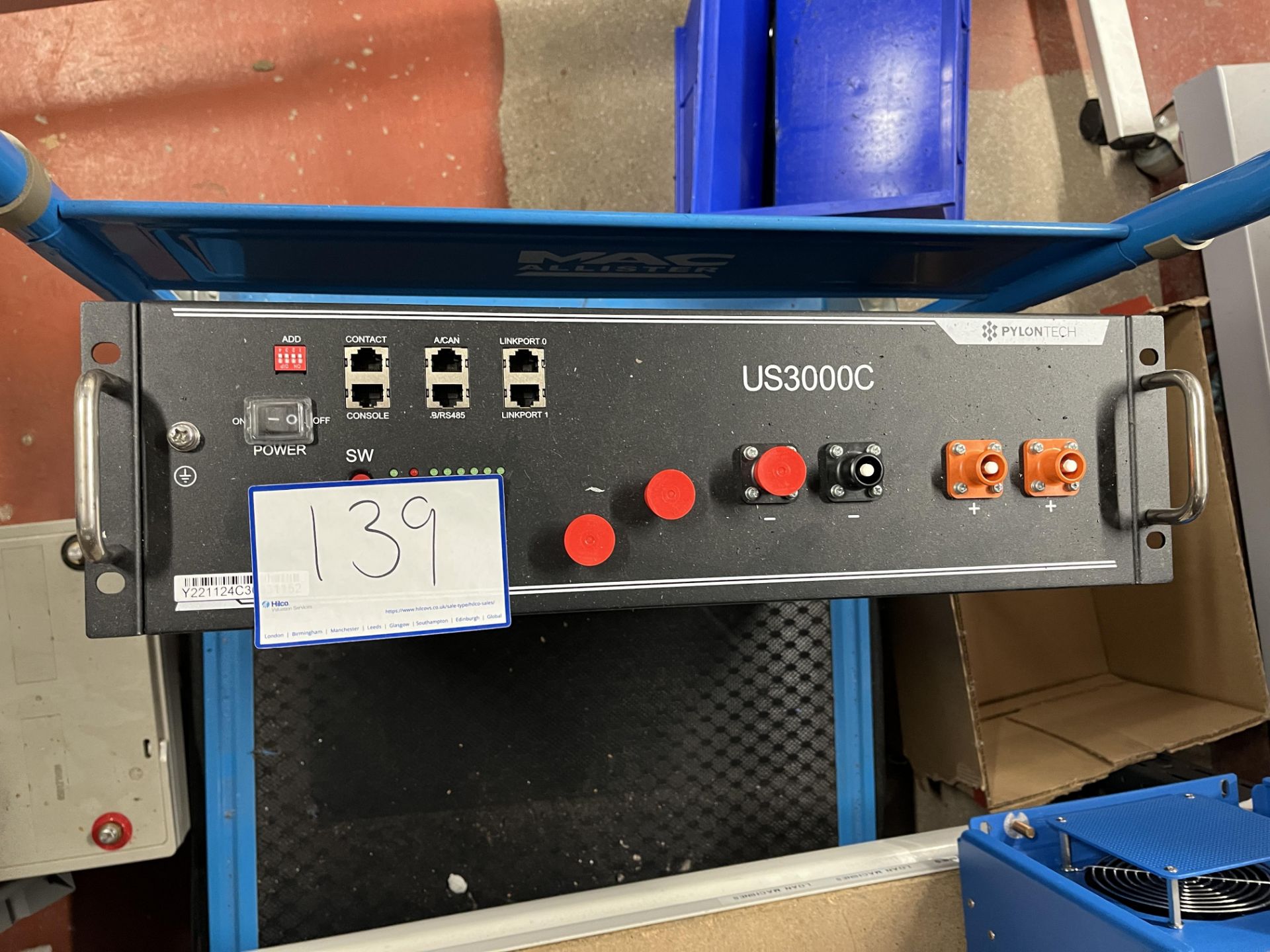 Pylontech US3000C Lithium Solar Battery. LOCATION: Overton