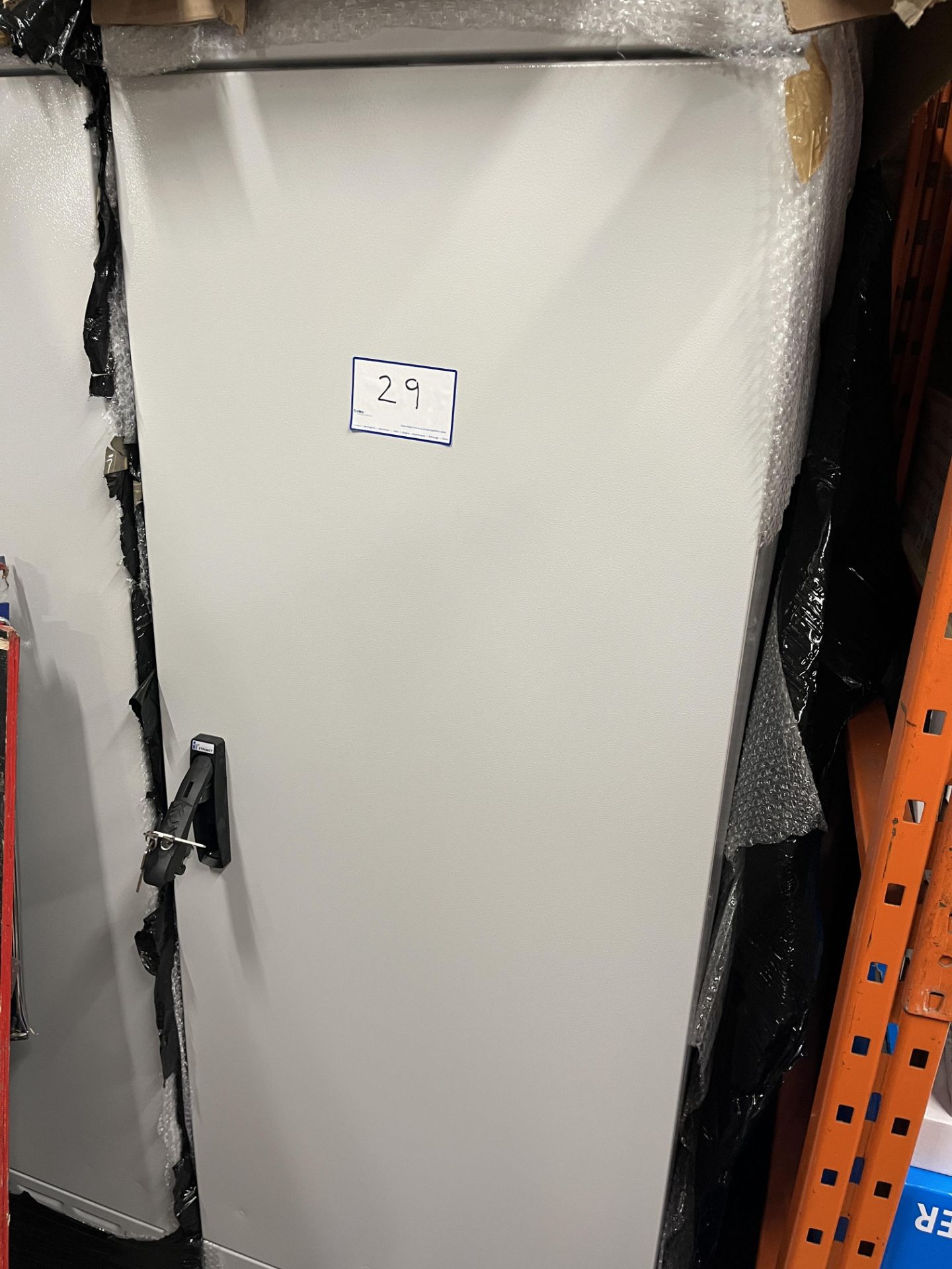 Tall Server Cabinet Comprising Victron Energy 1000DC Lynx Distributor and Victron Energy Orion TR 48
