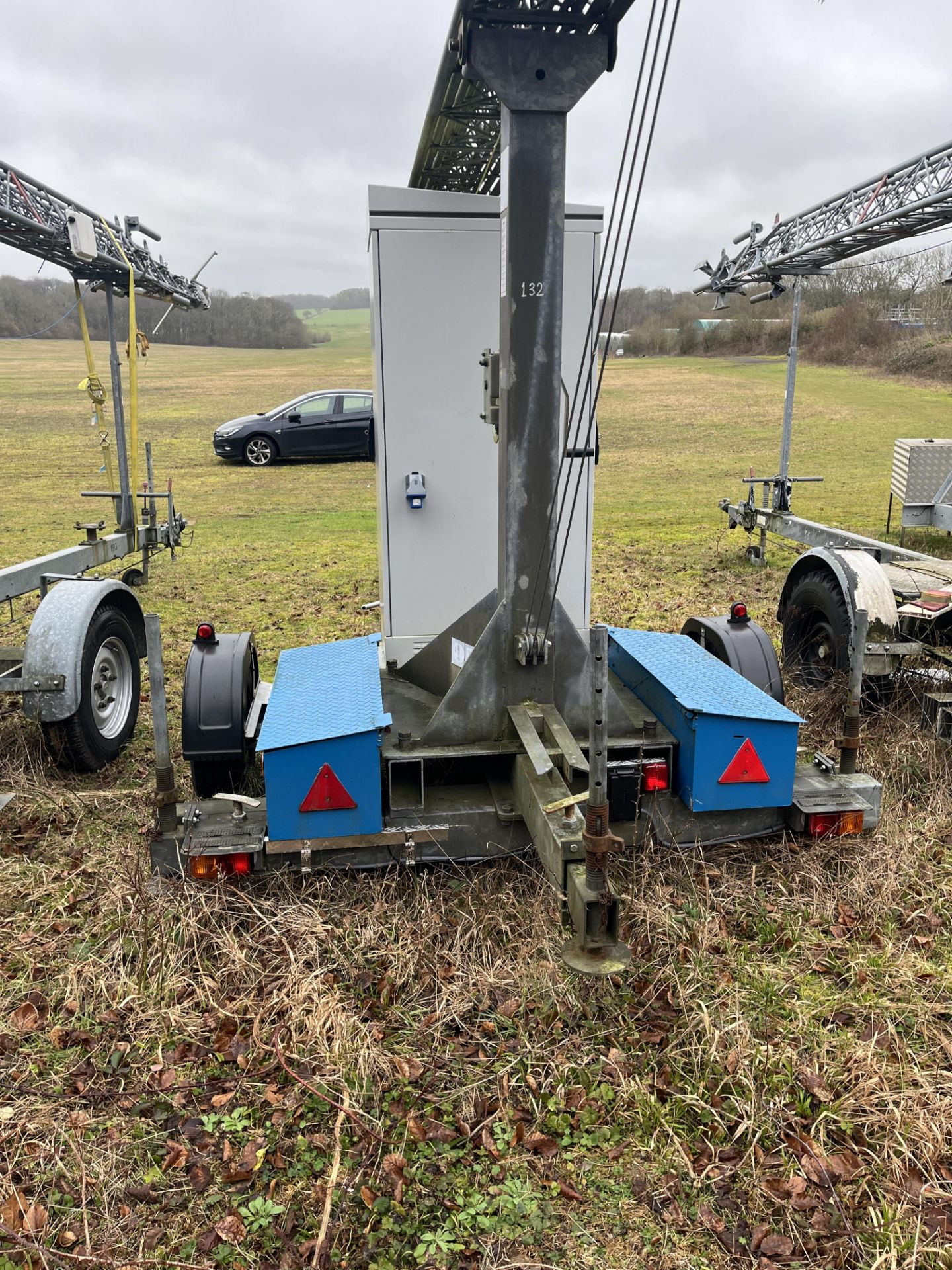 Versatower 30m Lattice Tower on Strumech Versatower 26359 Trailer S/N M100 with Fitted Cabinet - Image 14 of 16