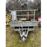 Indespension 3.5t Triple+I105:M105 Lock Twin Axle Trailer with Custom Fitted Penny Hydraulics PH110S