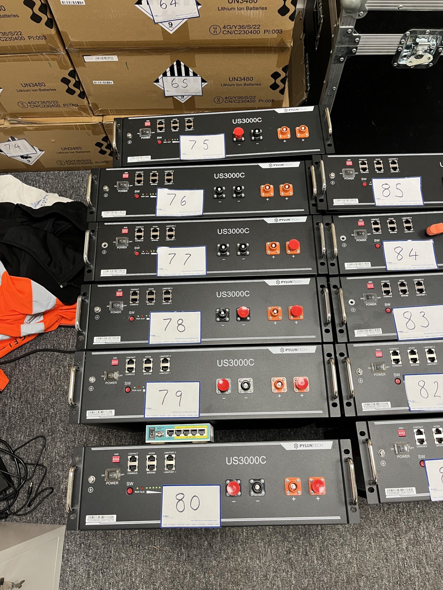 Collective Lot To Include 26 x Pylontech US3000C Battery Lots Detailed in Lots 60 - 85. LOCATION: Ov - Image 8 of 37