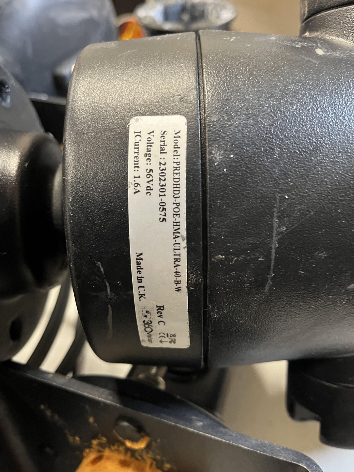 3 x 360 Vision PredHD3-POE-HMA-Ultra-40-B-W Cameras with Brackets. LOCATION: Overton - Image 4 of 4