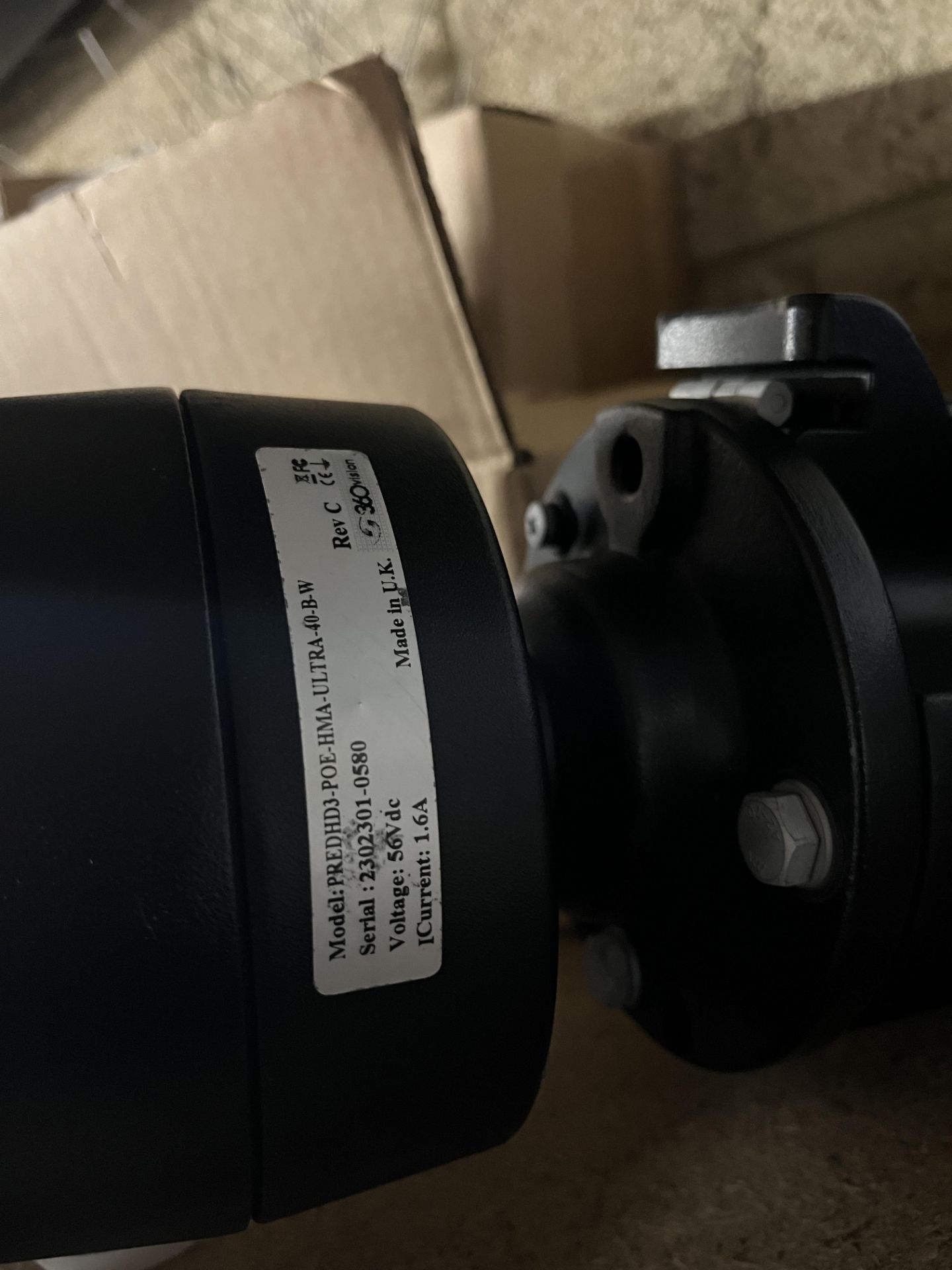 8 x 360 Vision PredHD3-POE-HMA-Ultra-40-B-W Cameras with Brackets and 360 Vision PredHD3-POE-U40-Ra - Image 5 of 13