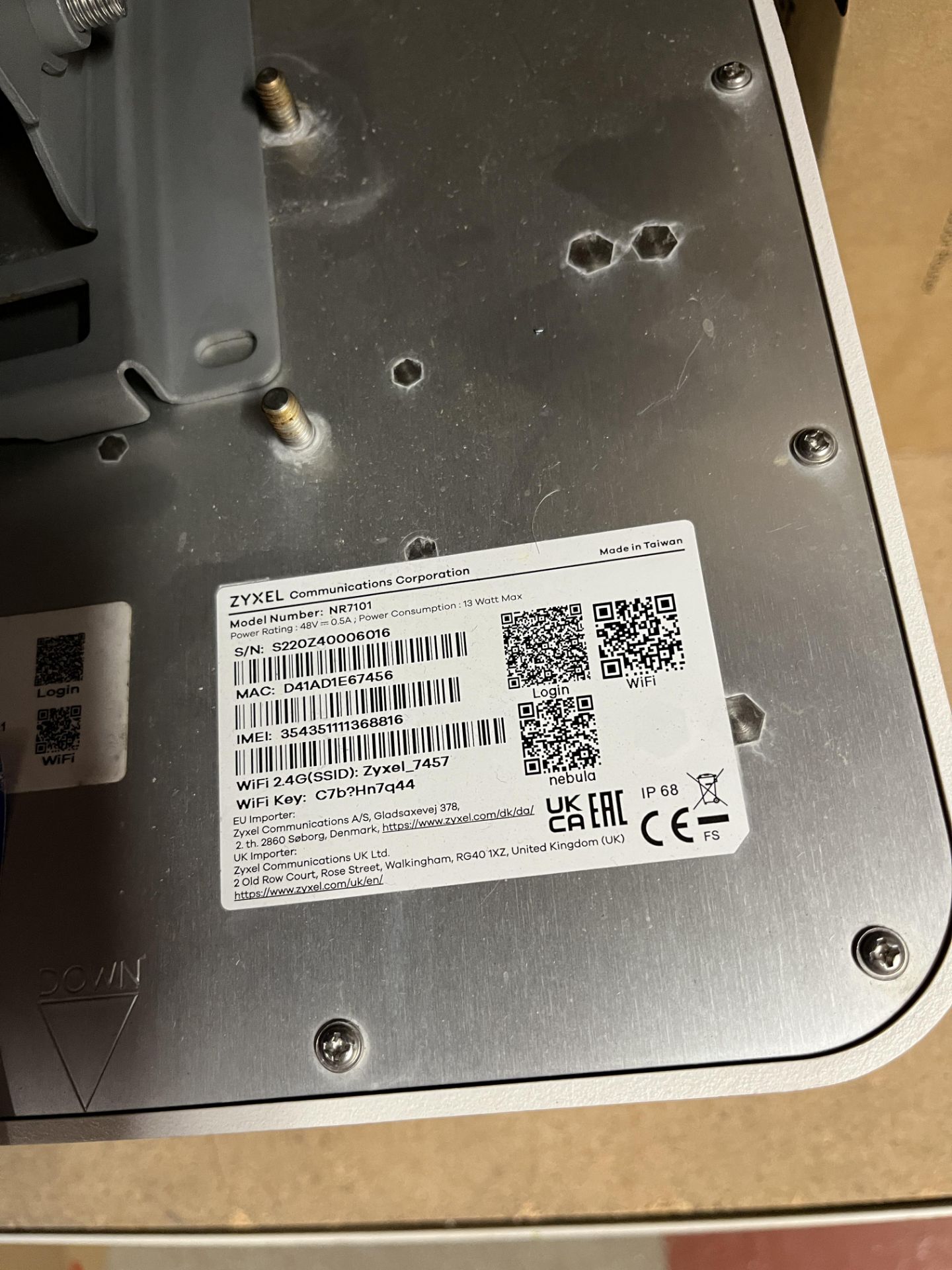 Collective Lot To Include Zyxel Units Detailed In Lots 99, 140 & 141. LOCATION: Overton - Image 3 of 4