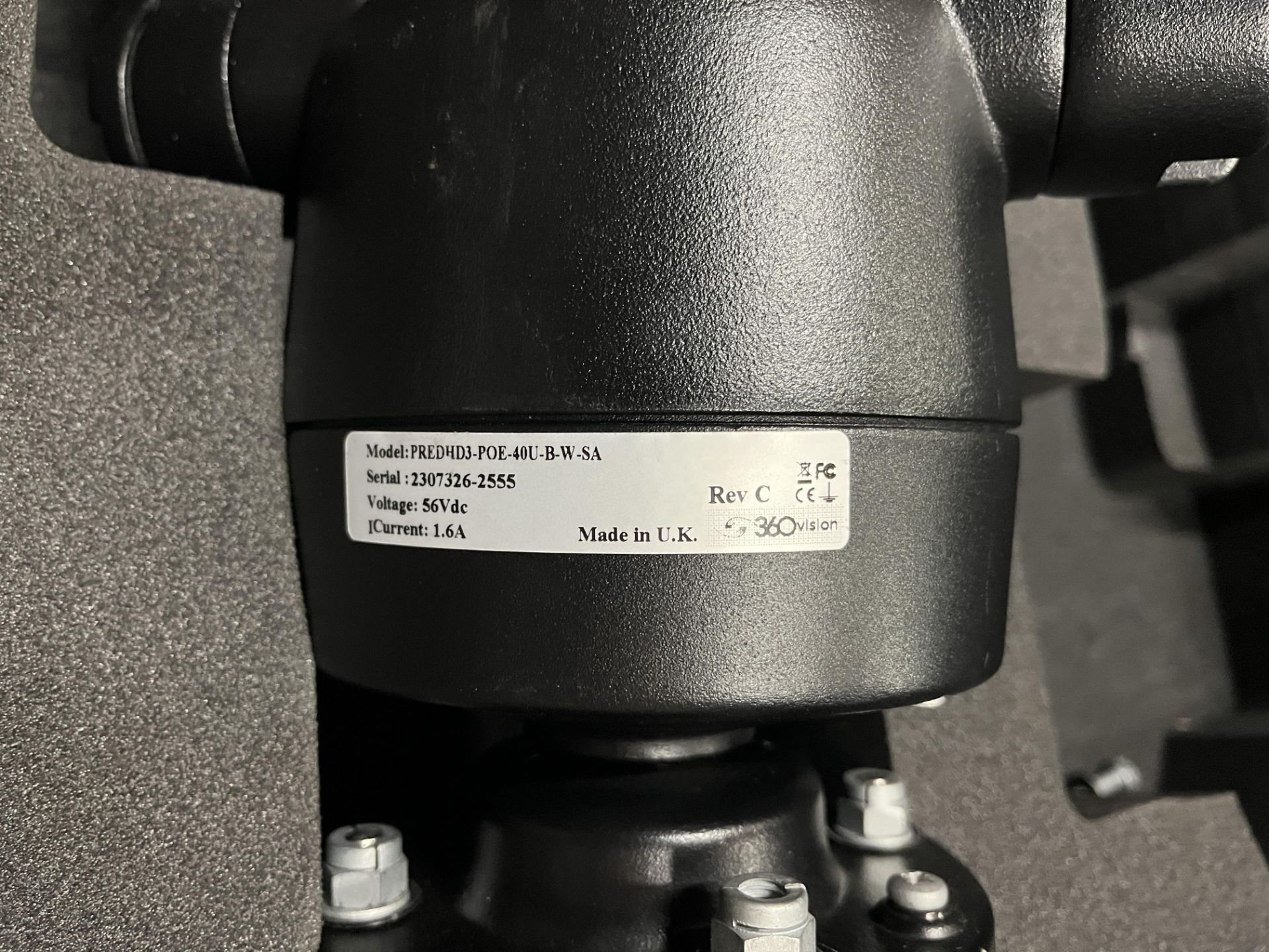360 Vision PredHD3-POE-40U-B-W-SA Camera with Carry Case. LOCATION: Overton - Image 3 of 3