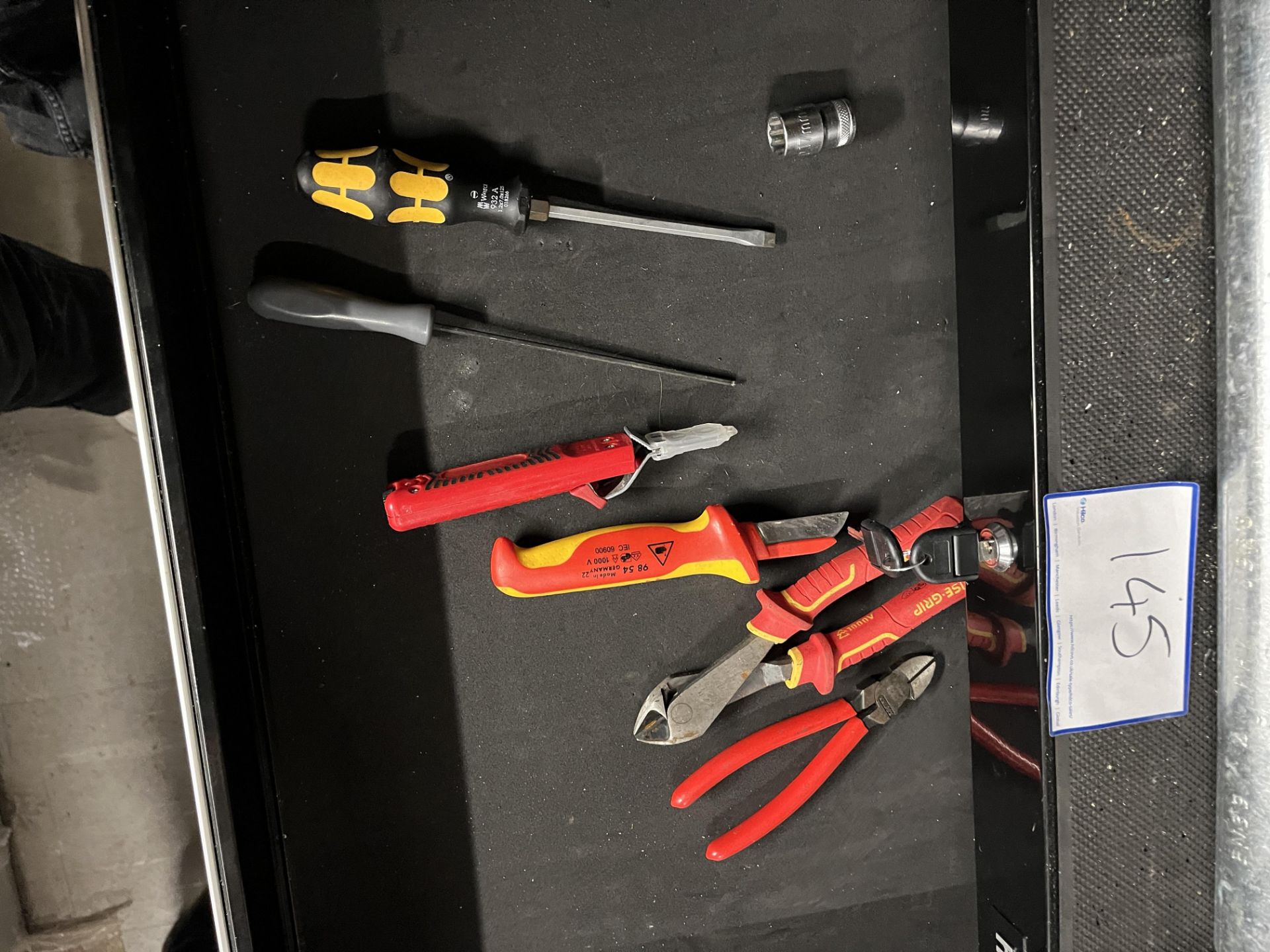 Halfords 5-Drawer Tool Cabinet with Contents & Key. LOCATION: Overton - Image 2 of 5