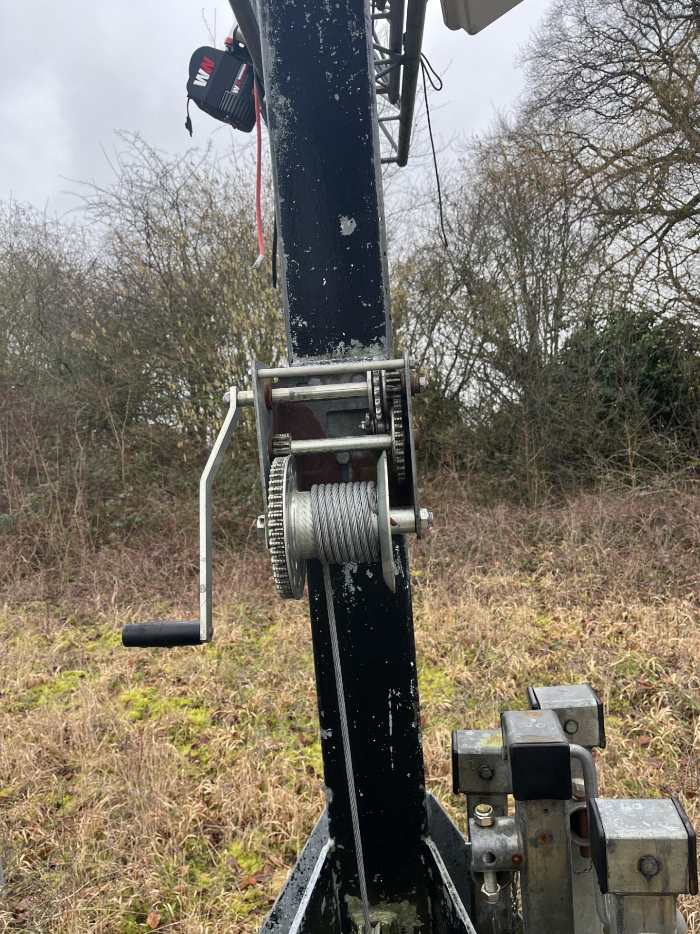 Versatower 18m Lattice Tower on Elliot Group Trailer with Fitted Warrior Winches Winch and Zyxel Box - Image 6 of 8