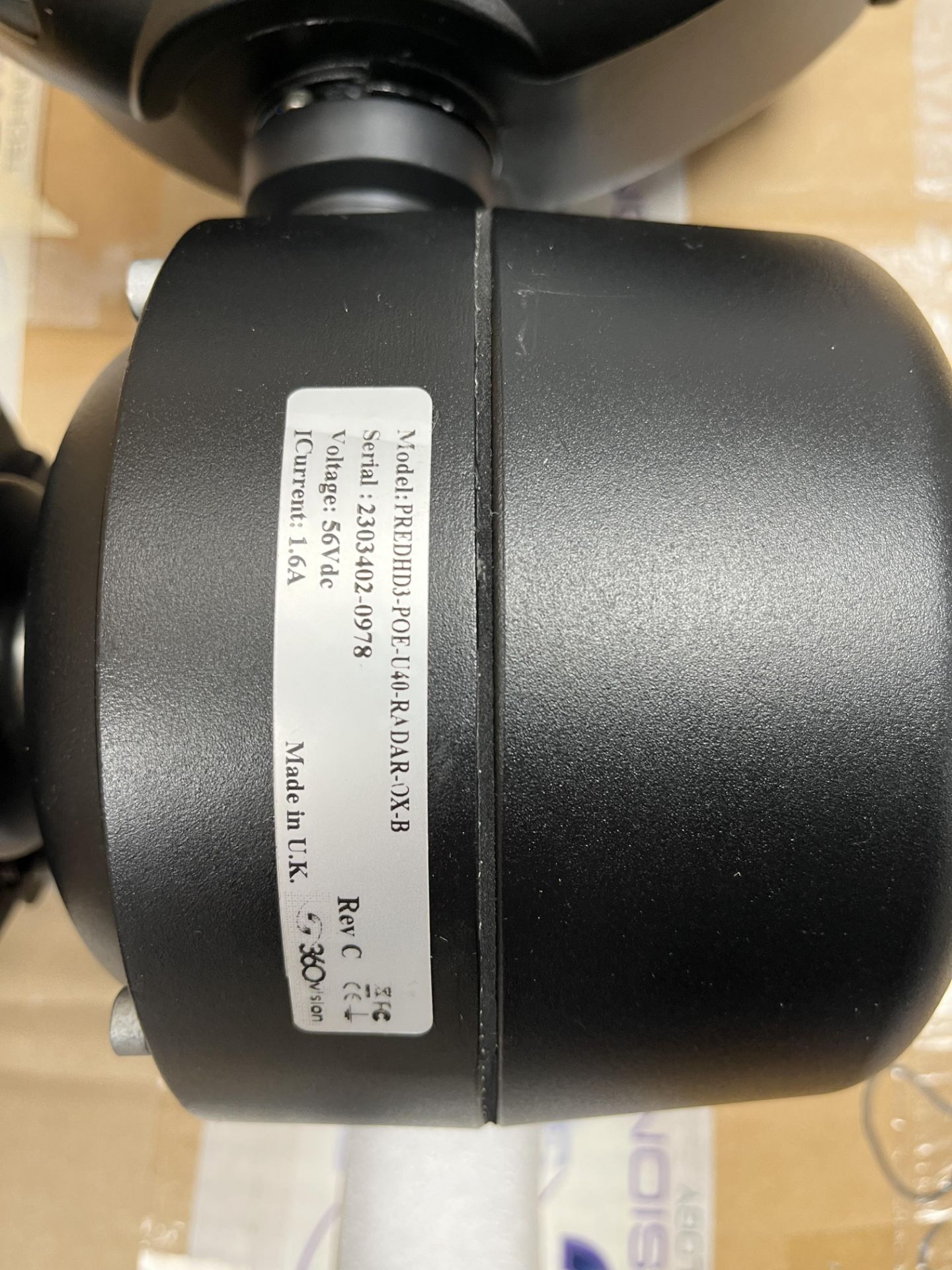 360 Vision Predator PredHD3-POE-U40-Radar-OX-B Camera . LOCATION: Overton - Image 2 of 2