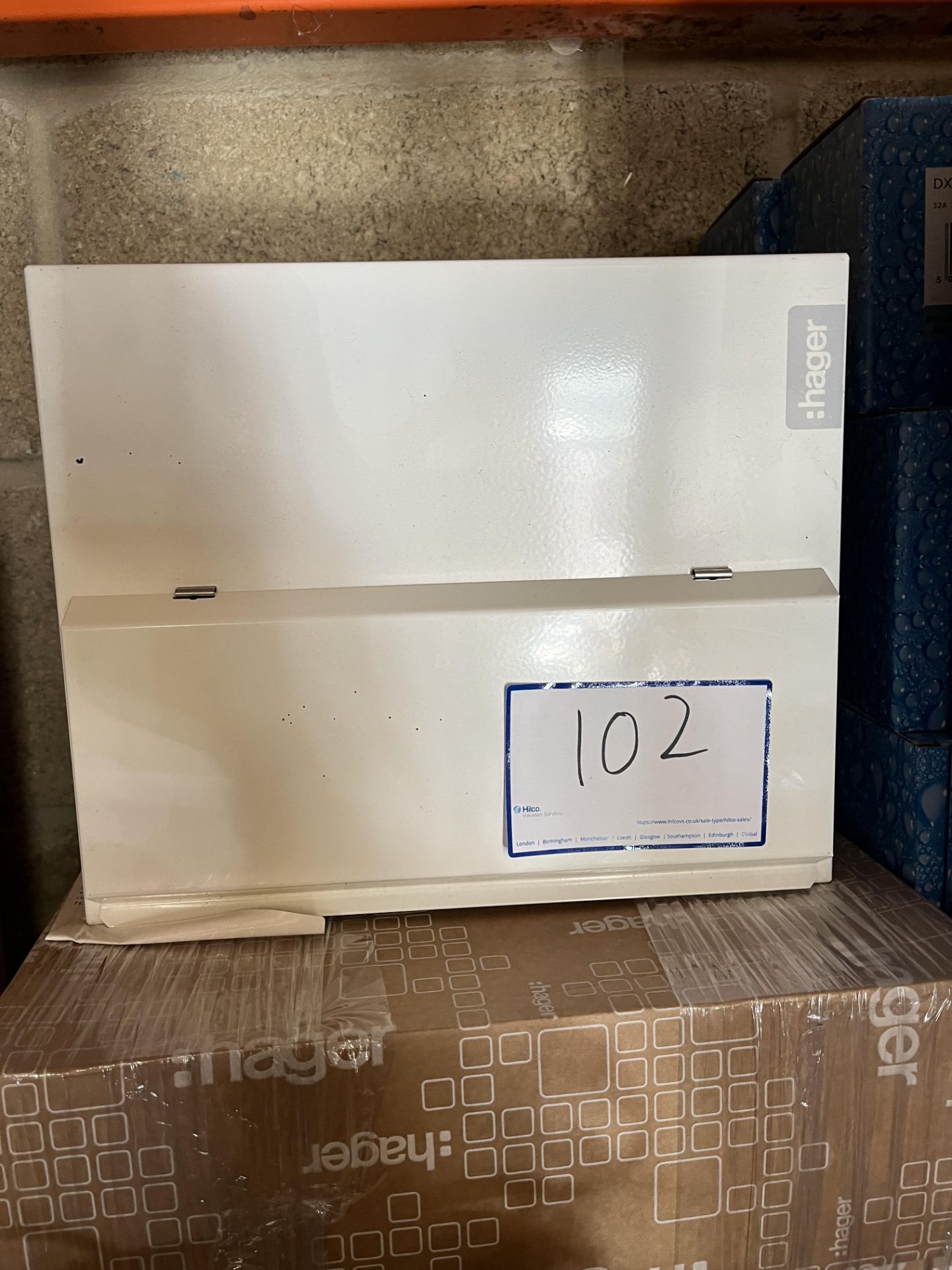 4 x Hager VML110 10 Way 100a Consumer Units. LOCATION: Overton