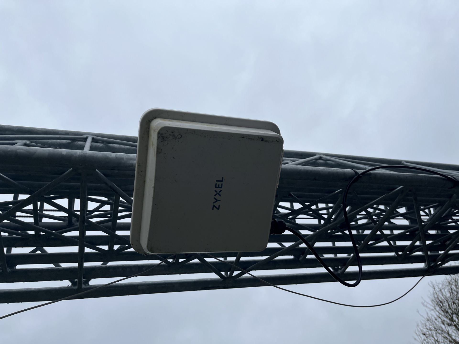 New Style 30m Lattice Mast on Bradley Alko HU3 HE Twin Axle Trailer with Fitted Warrior Winches Winc - Image 11 of 11