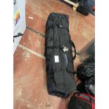 Blue Sky Tripod Mast with Carry Bag. LOCATION: Overton