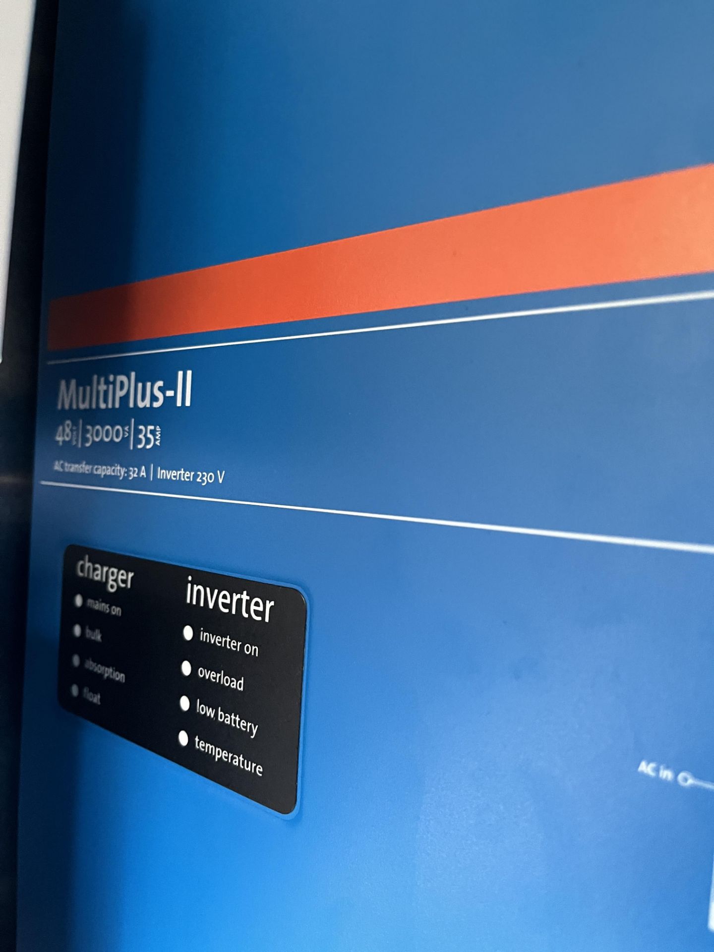 Cabinet Comprising Avionix OpenAir Duo, Victron Energy Lynx Distributor, Victron Energy Orion TR 48 - Image 7 of 7