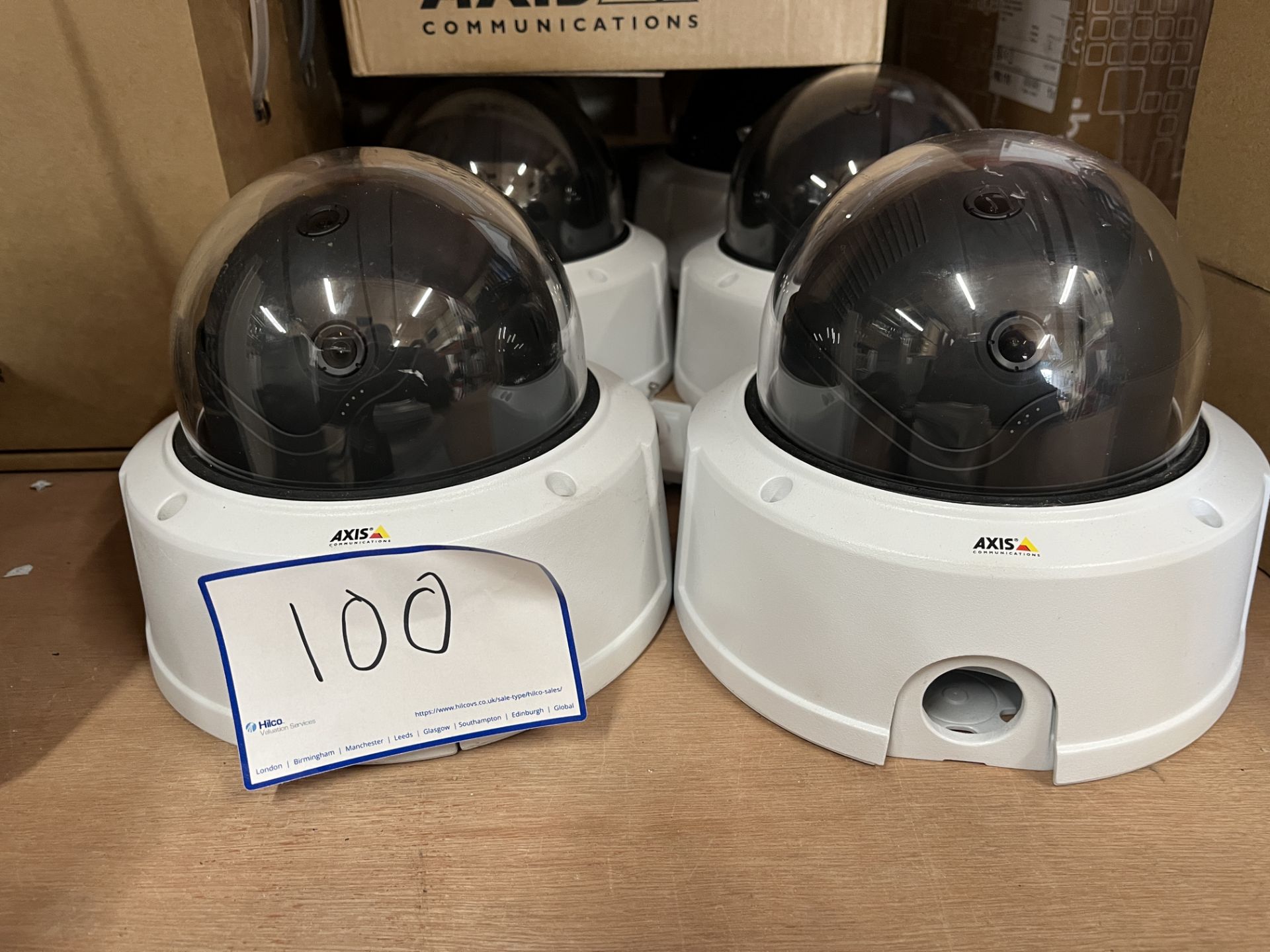 6 x Axis P3807-PVE Panoramic Cameras. LOCATION: Overton