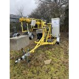 Mobile1 24m Pneumatic Tower and Trailer with Fitted Stephill SE4000DLES Diesel Generator, Zyxel Box,