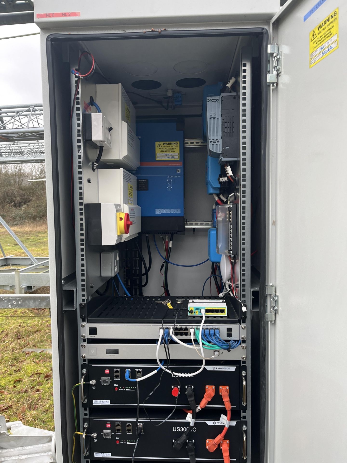 Versatower 30m Lattice Tower on Strumech Versatower 26359 Trailer S/N M100 with Fitted Cabinet - Image 4 of 16