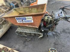 1: JOHNSON, Tracked High-Lift Powered Dumper With Honda Engine (Machine Not Seen Running - Spares Or