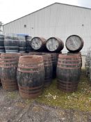 10 x 475 Litre Wooden Sherry Butts (Sample photos only – see description for actual Lot quantity)