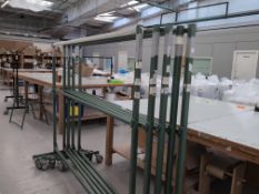 5: Green Sealey Wheeled Pole Units