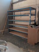 1; Blue Large 6-Tier Racking Unit