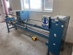 1: T.W. Eaton, Manual Horizontal Roll Slitting Machine. Asset No. BEL 13