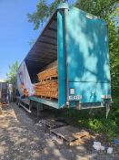 Overlander 32 Ton Curtainside Trailer. Racking contents included.