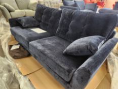 Luxury Chenille Buttoned back 3-Seater Sofa