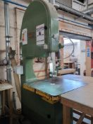 1: Wadkin, 35/18, Vertical Band Saw, Serial Number: U33447 / 30 BZB 64297