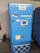 1: Boge, Screw Compressor (10 Bar). Asset No. BEL 490