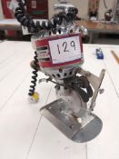 1: Eastman Cardinal, 548, Fabric Cutter, Serial Number: 2E24025BEL 572. Asset No. BEL 572