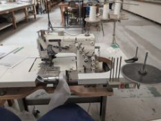 1: Kansai Special, DFB1404PE, Twin needle tape machine, Serial Number: 1902587